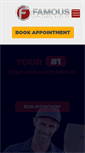 Mobile Screenshot of famousapplianceservice.com